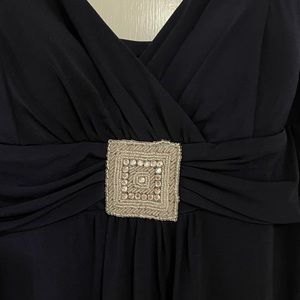 Navy formal dress perfect for wedding or evening